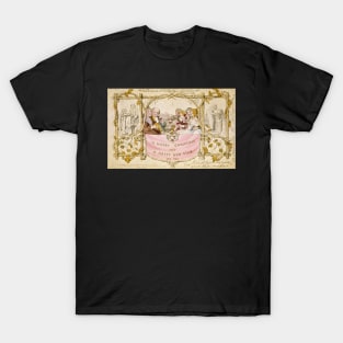 First Christmas Card - Vintage Victorian Holiday Greeting T-Shirt